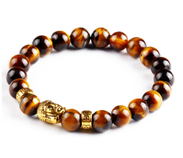 Buddha tijgeroog armband