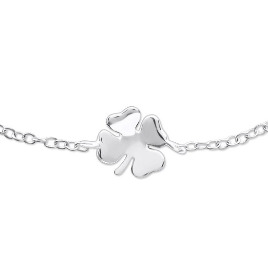 Klaver armbandje 925 zilver