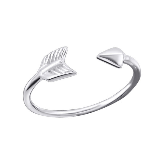 Teenring pijl sterling zilver