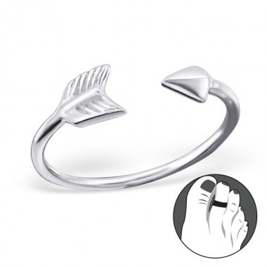 Teenring pijl sterling zilver