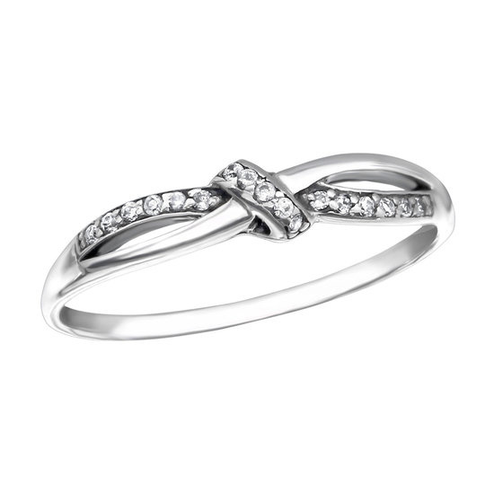 Knoop zilveren ring SD28617