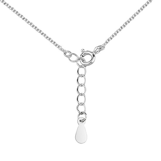 Zilveren ketting infinity