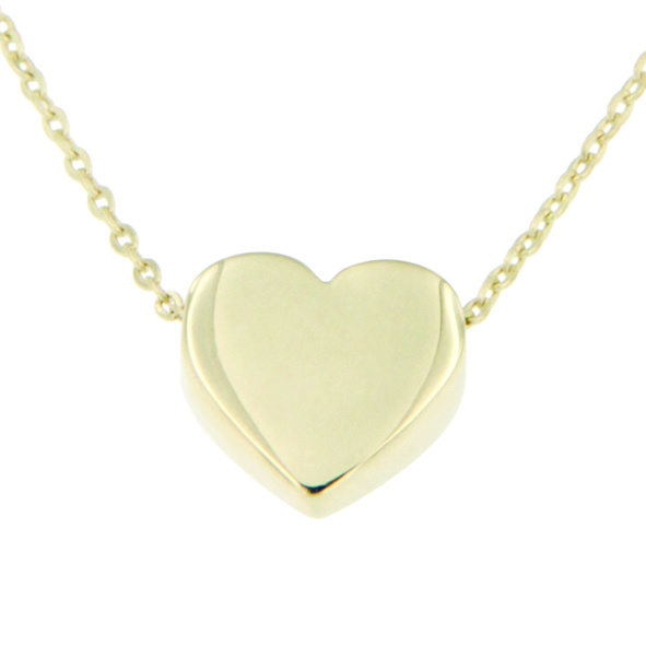14k gouden ketting met hart