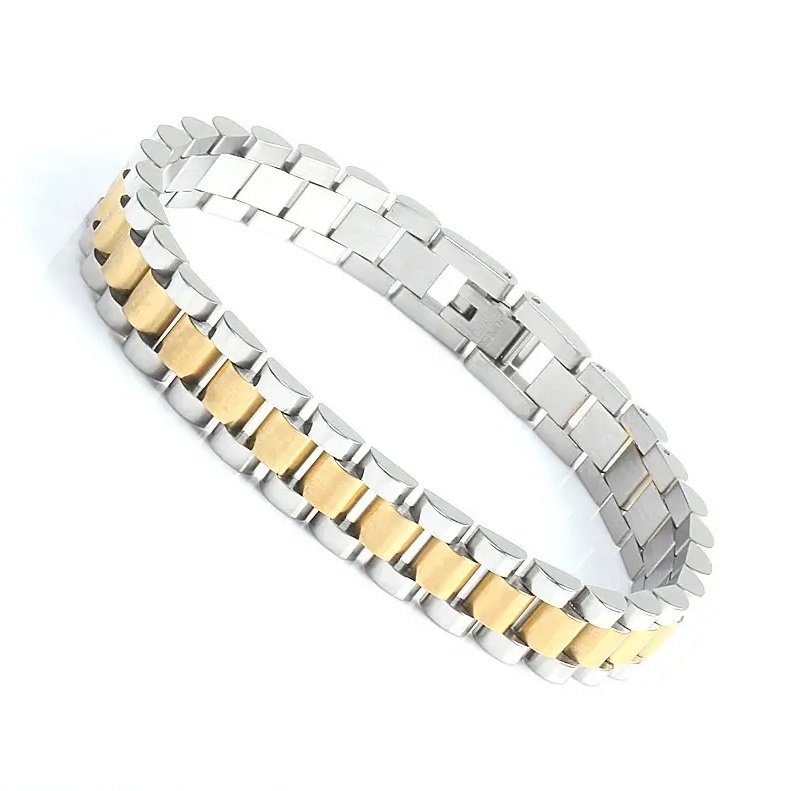 RVS rolex stijl schakelarmband