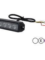 Fleetled Flitser compact wit 4 Led  12-24 Volt