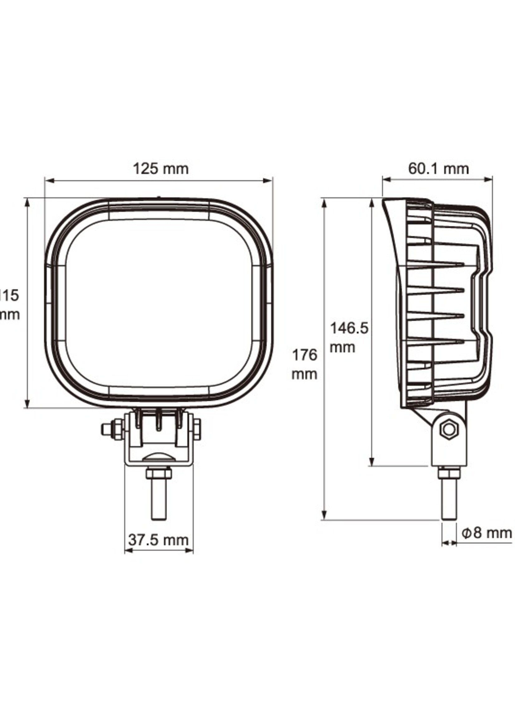LUCIDITY Werklamp LED Lucidity 2160 LM - 22815