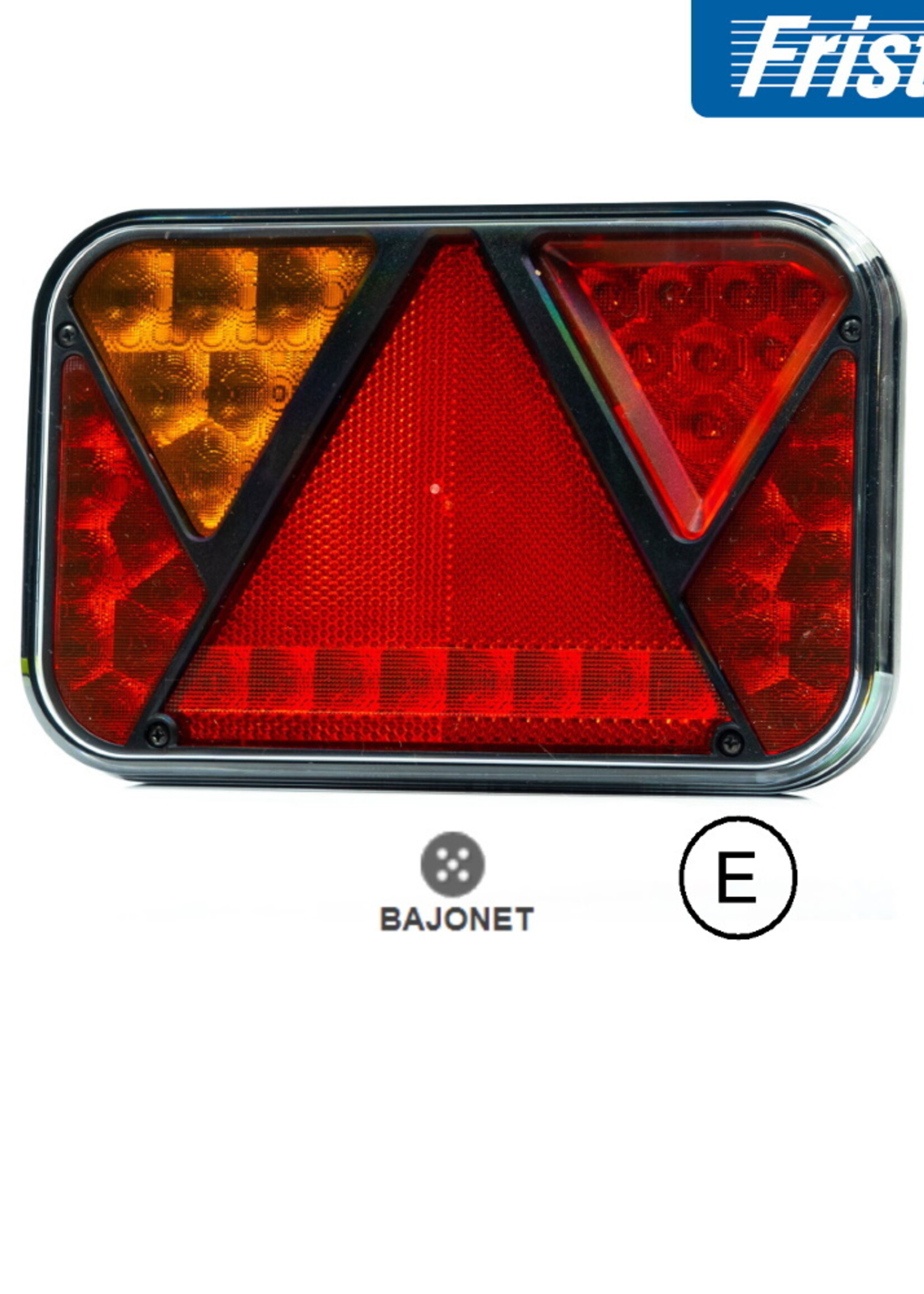 FRISTOM FRISTOM CANBUS PROOF LED achterlicht 12V Fristom 270 serie mistlamp 5 Pin Links E-keur