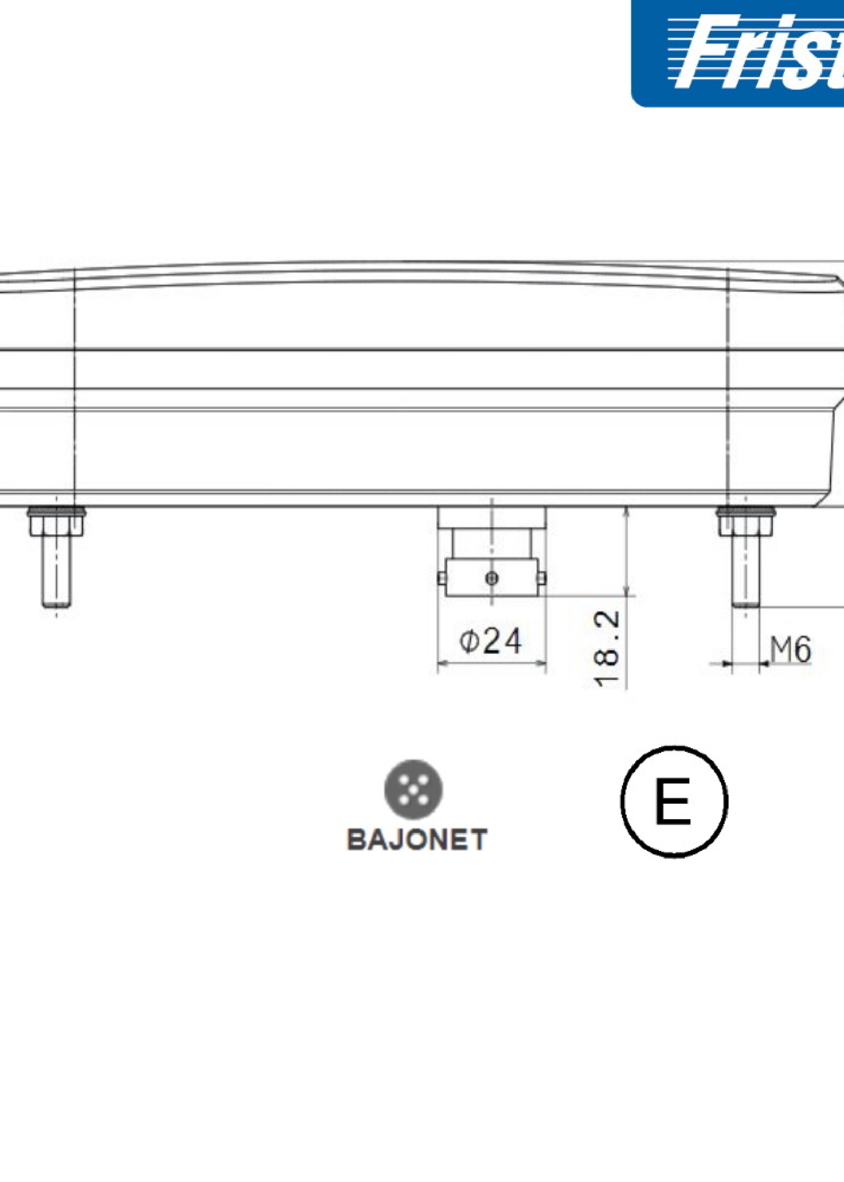 FRISTOM FRISTOM CANBUS PROOF LED achterlicht 12V Fristom 270 serie mistlamp 5 Pin Links E-keur