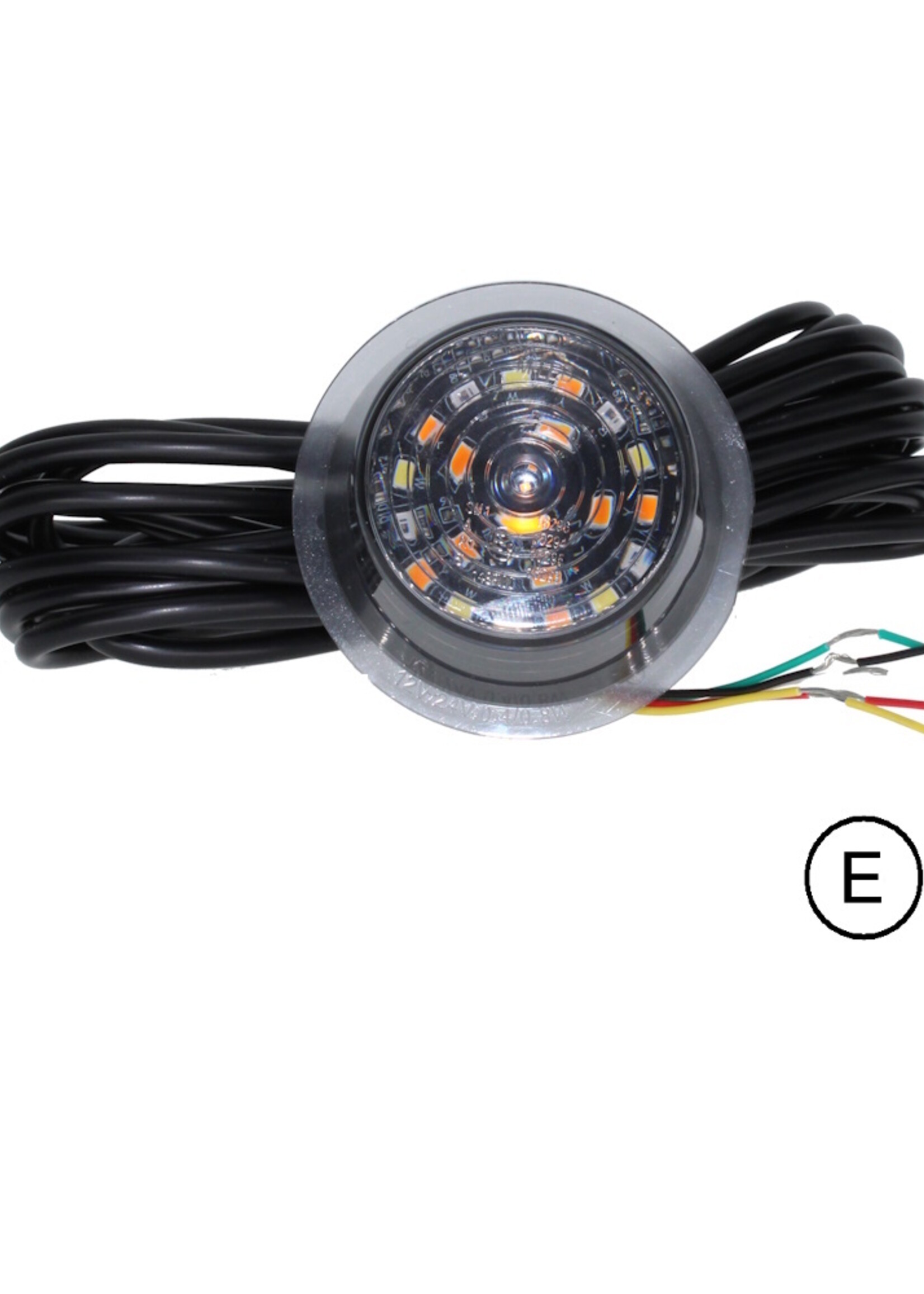 Master led MASTER-LED Deense lamp unit tri color met richtingaanwijzer Clear Look E-keur