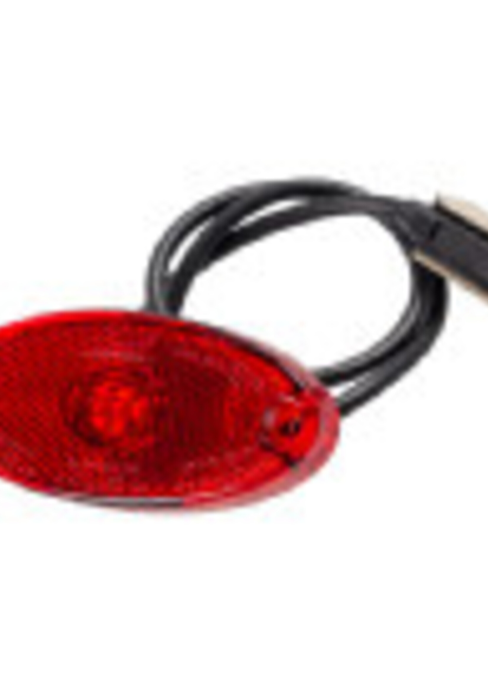 LUCIDITY LUCIDITY POSITIELICHT 12-24 V ROOD - ovaal