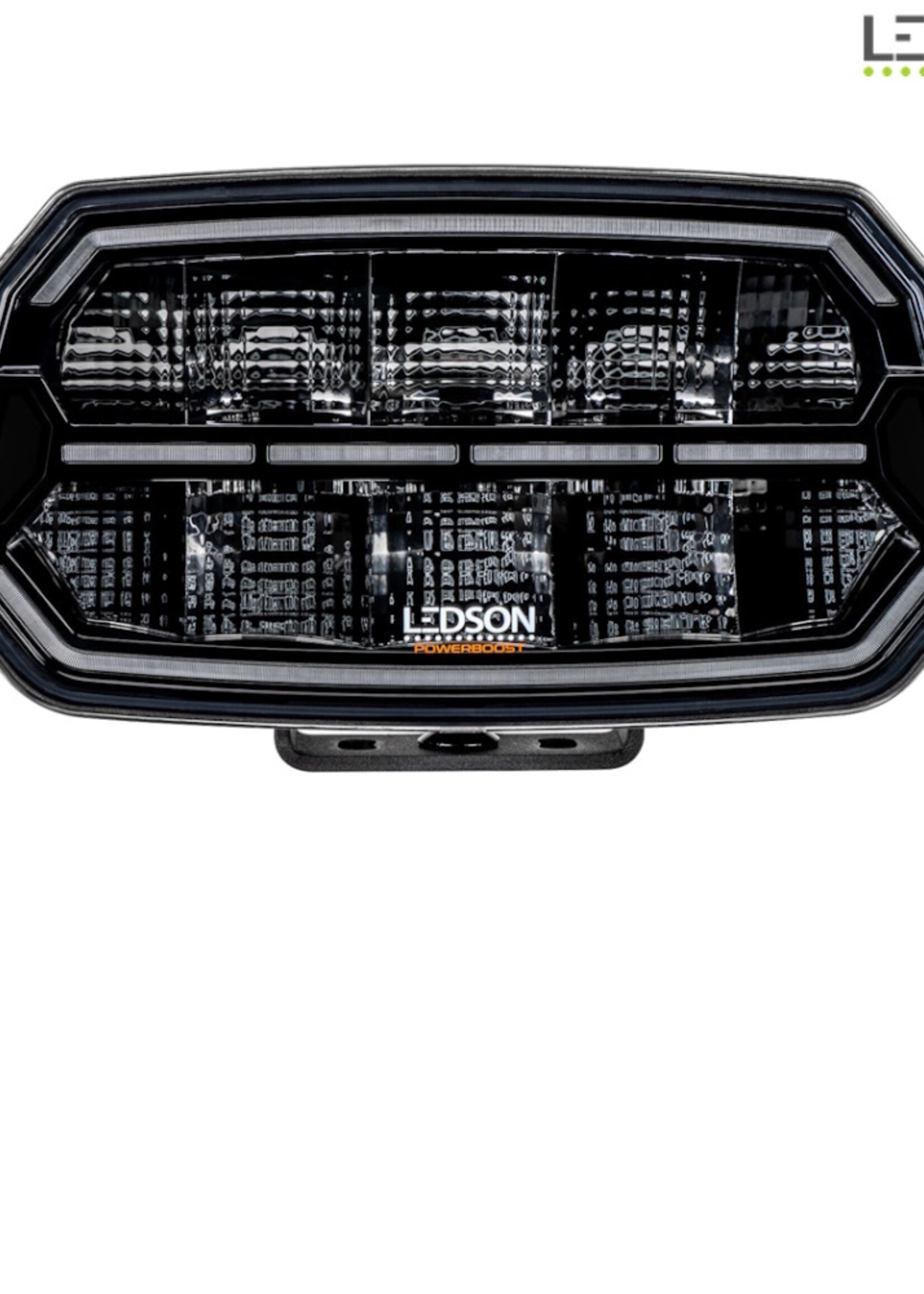 LEDSON Ledson Epix10+ 150W Verstraler met  dynamisch positielicht wit/amber en flitser Zwart