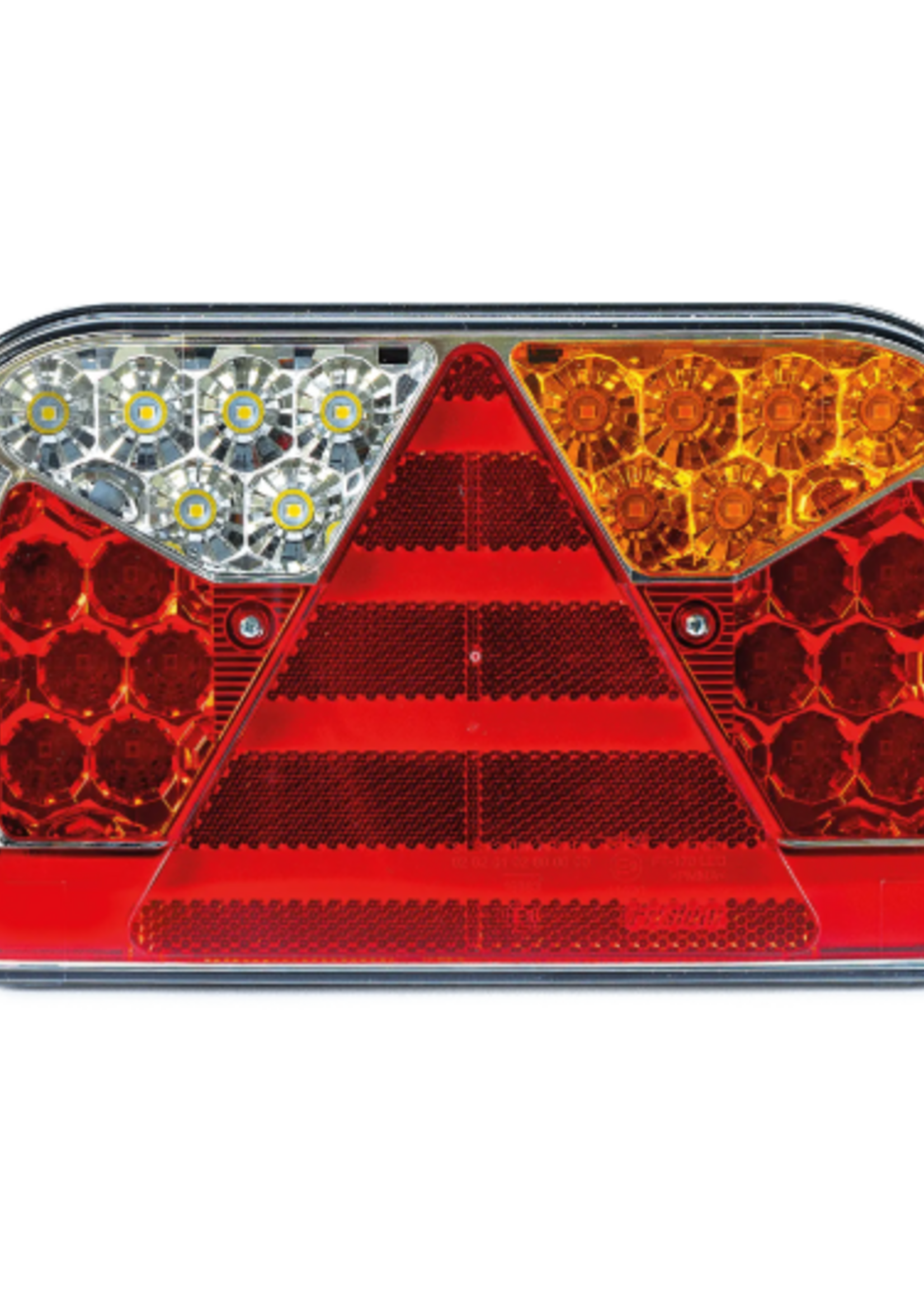 FRISTOM Achterlicht 4 functies (achteruit) kenteken rechts bajonet 12-36V