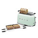 Smeg TSF02PGEU Broodrooster Watergroen Smeg TSF02PGEU Broodrooster Watergroen