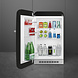 Smeg FAB10HLBL5 Happybar Zwart Smeg FAB10HLBL5 Happybar Zwart