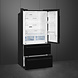 Smeg FQ55FNDF Koel vriescombinatie Zwart Smeg FQ55FNDF Koel vriescombinatie Zwart