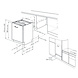 BEKO DIN28420 selective inbouw vaatwasser BEKO DIN28420 selective inbouw vaatwasser
