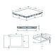 BEKO HIC64400E Vitrokeramische kookplaat BEKO HIC64400E Vitrokeramische kookplaat