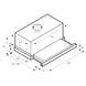 Inventum AKV6004RVS Vlakscherm afzuigkap 60 cm Inventum AKV6004RVS Vlakscherm afzuigkap 60 cm