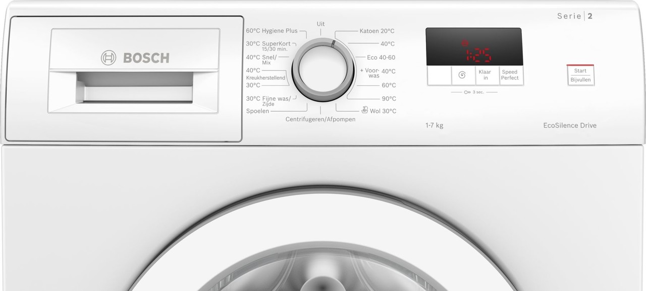 Vaardig Verplicht rust Bosch wasmachine WAJ28002NL 7 kilo 1400 toeren - Paulissenwitgoed B.V. |  paulissenwitgoed.nl