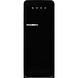 Smeg FAB28RDBLM5 mat zwarte koelkast Smeg FAB28RDBLM5 mat zwarte koelkast