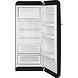 Smeg FAB28RDBLM5 mat zwarte koelkast Smeg FAB28RDBLM5 mat zwarte koelkast