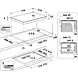 Whirlpool SMP 778 C/NE/IXL Inductie kookplaat Whirlpool SMP 778 C/NE/IXL Inductie kookplaat