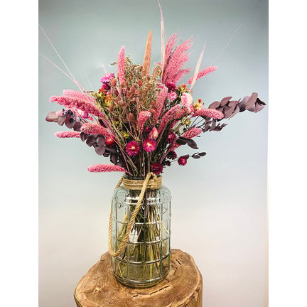 Droogbloemen boeketten