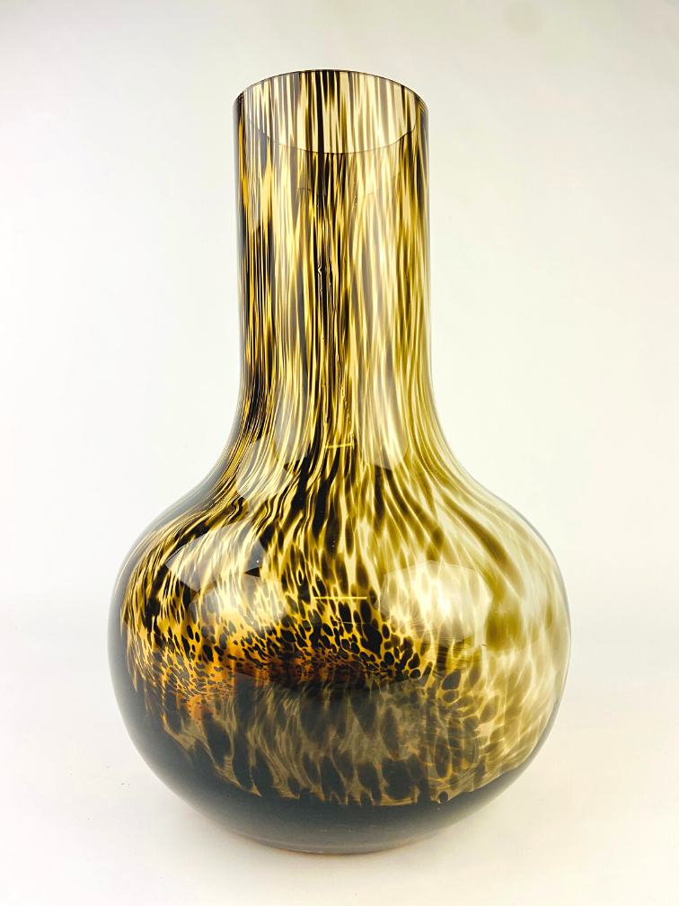 Uitverkocht - Siem vaas "Cheetah" - ⌀25xH35cm