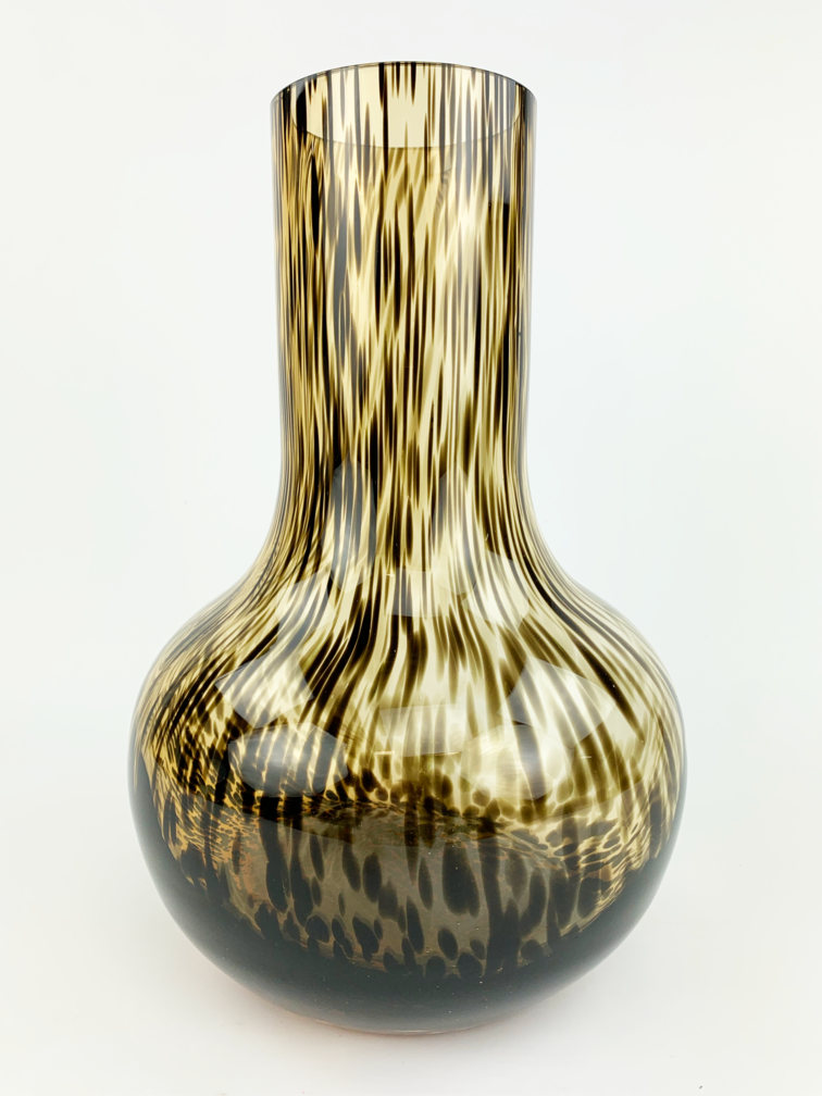 Uitverkocht - Siem vaas "Cheetah" - ⌀25xH35cm