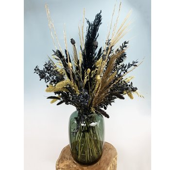 Droogbloemen boeket "Bold & Gold" | 90cm