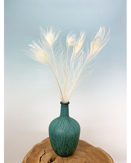 Droogboeket "Dragon Blues" | 55cm - incl. vaas