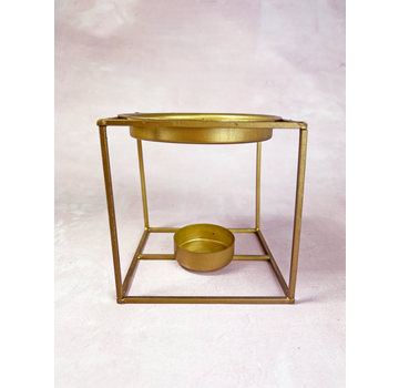 Amber brander square "gold" | 10X10cm