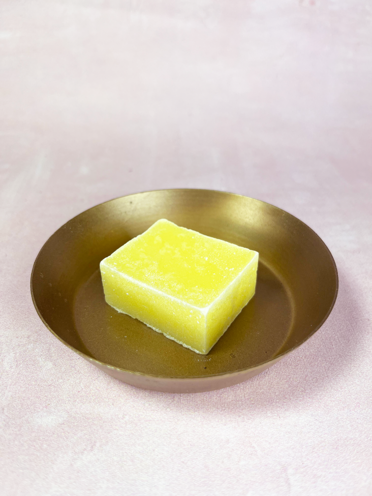 Amber schaaltje gold | 10X10cm