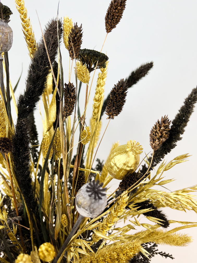 Uitverkocht - Droogbloemen boeket "Mysterious Glow" |  70cm
