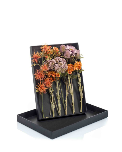 Zijden bloemen Giftbox "Pastel"