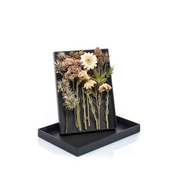Zijden bloemen Giftbox "Crème"
