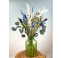 Droogbloemen boeket "Sapphire Belle" | 70cm