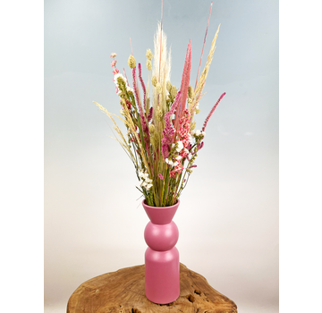 Droogboeket "Pink Flames" | 70cm