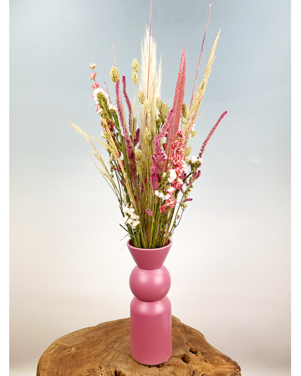 Droogboeket "Pink Flames" | 70cm