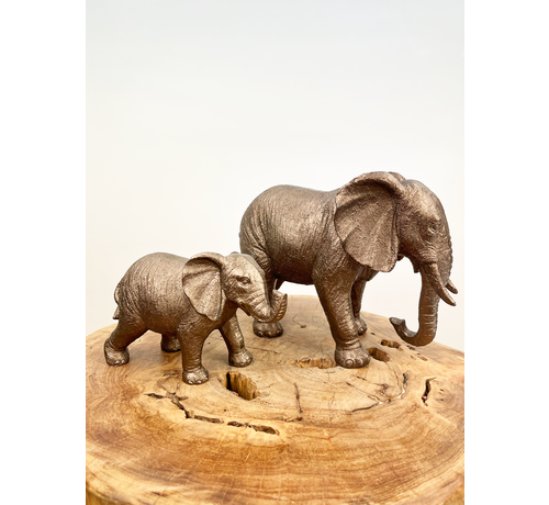 Setje bronzen olifanten