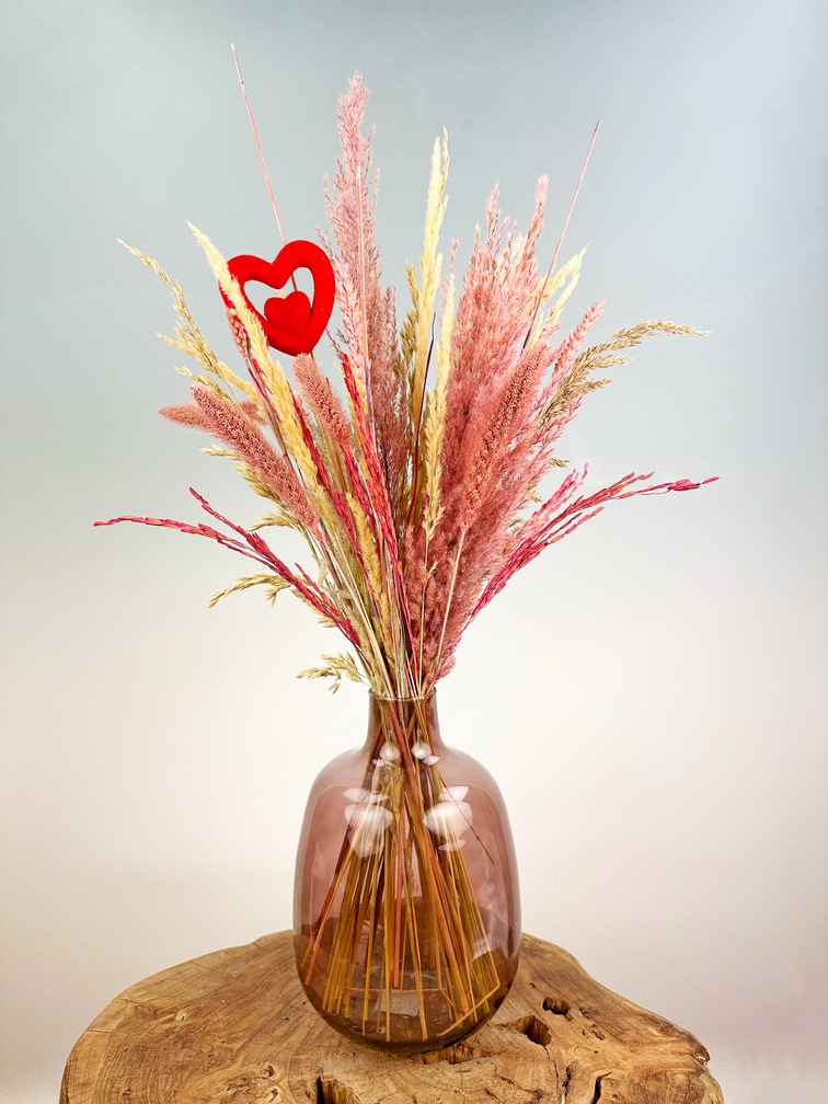 Droogbloemen boeket "Sweet Hugs" (medium) | 60cm