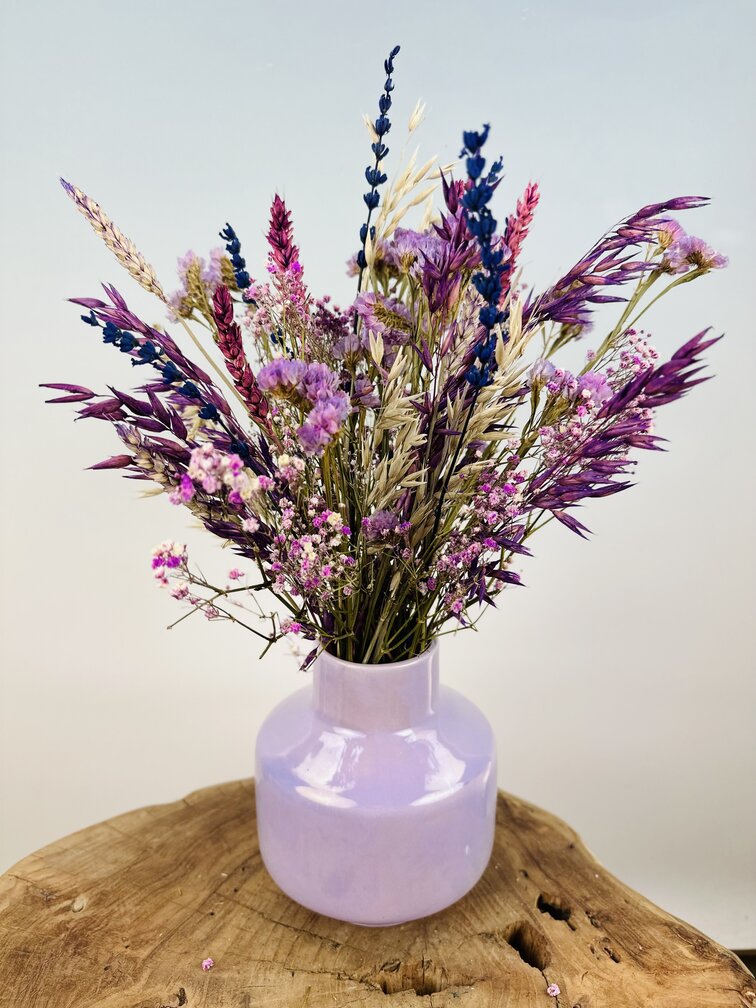 Droogbloemen boeket "Sweet Lila"
