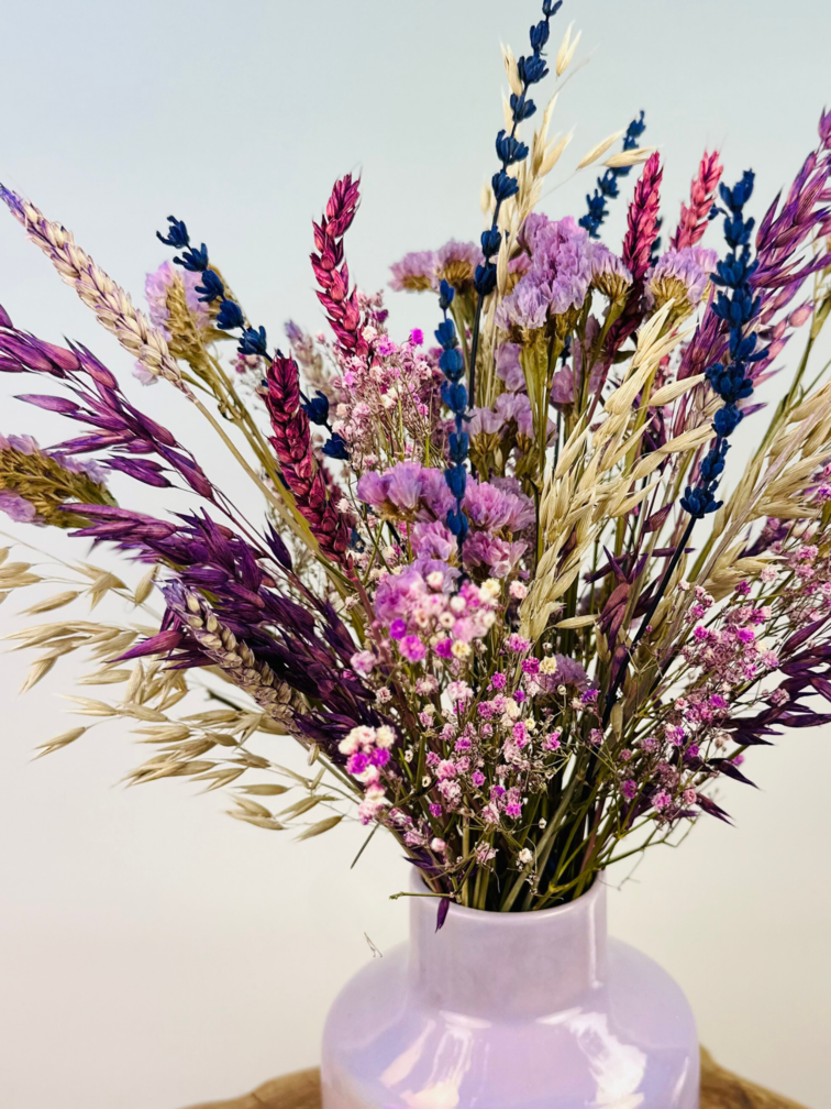Droogbloemen boeket "Sweet Lila"
