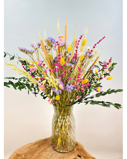 Droogbloemen boeket "The Happiness Bouquet" - groot | 60cm