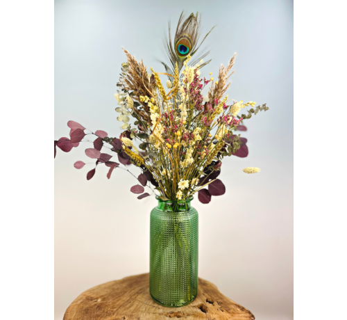 Uitverkocht - Droogbloemen boeket "Feathered Dream" | 65cm