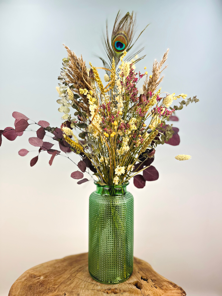 Uitverkocht - Droogbloemen boeket "Feathered Dream" | 65cm