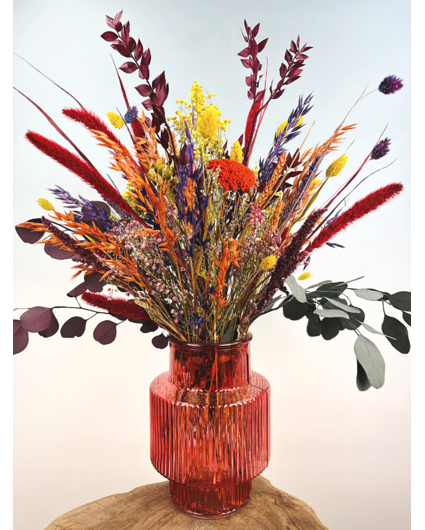 Droogbloemen boeket "Colour bomb" | 60cm