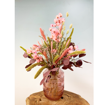 Droogbloemen boeket "Pink Bougainvillea" | 50cm