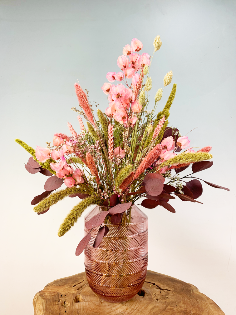 Droogbloemen boeket "Pink Bougainvillea" | 50cm