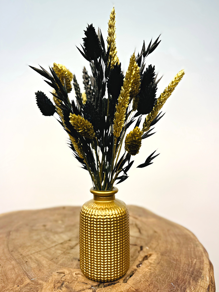 Mini-droogboeket "Golden Winter" (Small) | 25cm